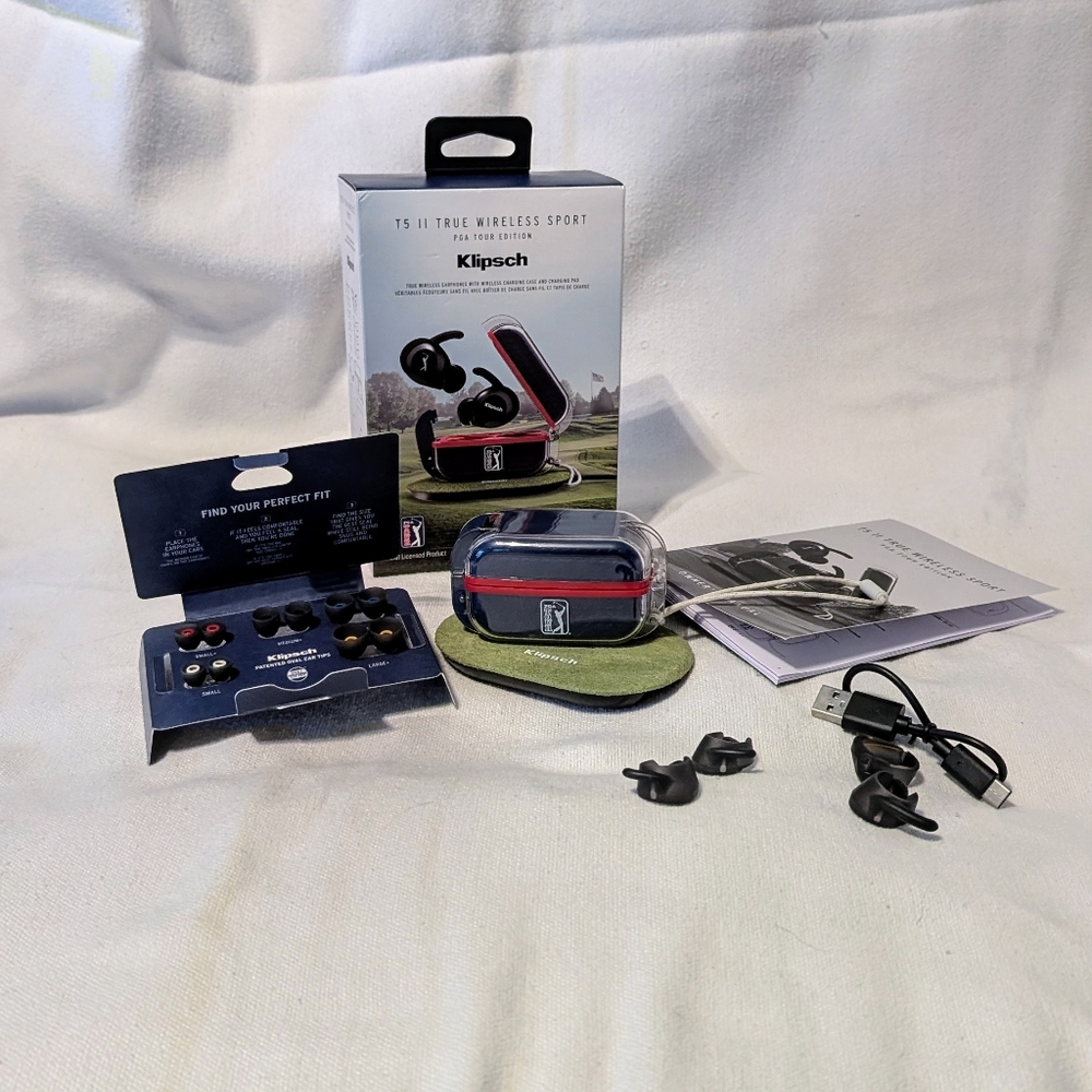 Klipsch T5 II Wireless Sport Earbuds PGA Tour Edition